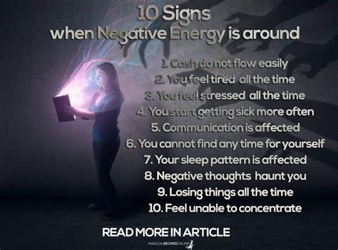 Make sure to do it at least 3 times during the day, morning, noon or night. . Sensing negative energy from someone